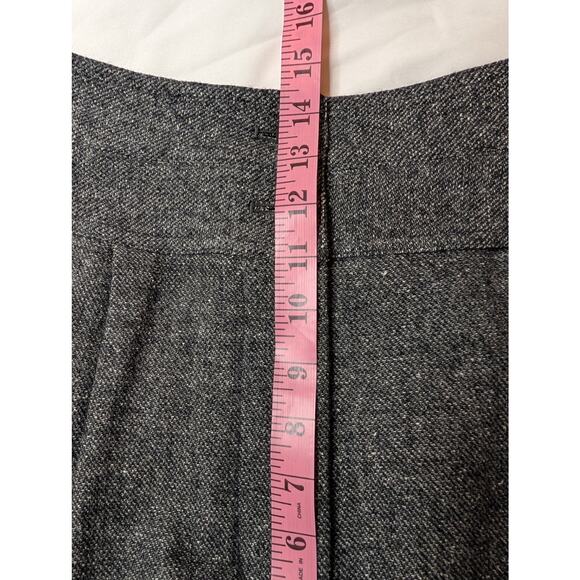 WRAP LONDON Women's Gray Tweed Shorts Size 12 NWT Linen Wool Silk Luxury UK - Picture 12 of 13